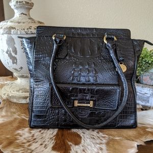 Brahmin Black Kelsey Tote